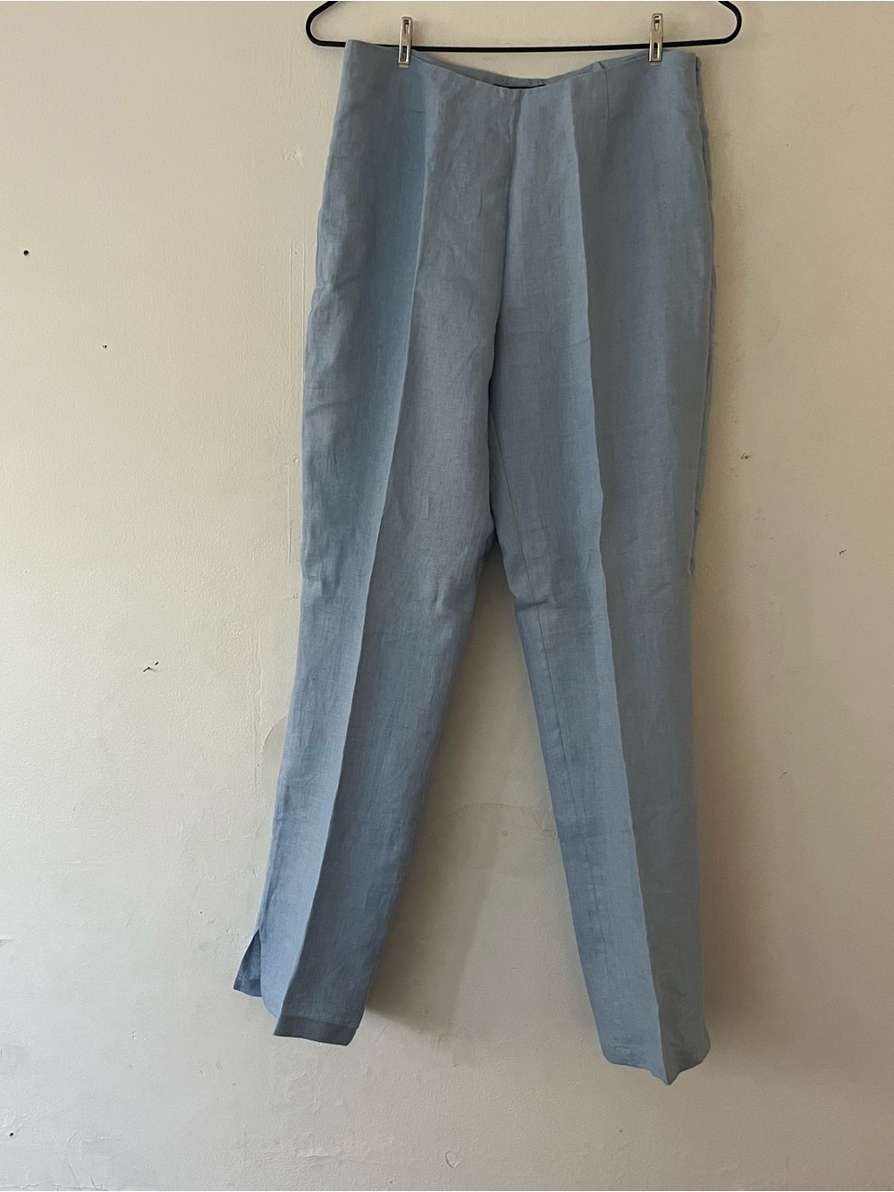 Light Blue Linen Trouser